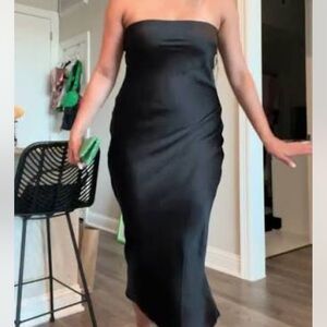 chinese dress ladies EME Sequin Fringe Maxi Dress in BLACK – OFUURE main image 0